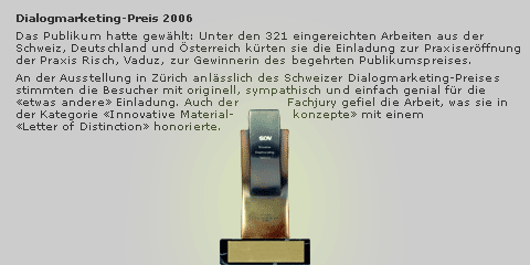 Gewinnerin des Publikumspreises am Dialogmarketing-Preis 2006
